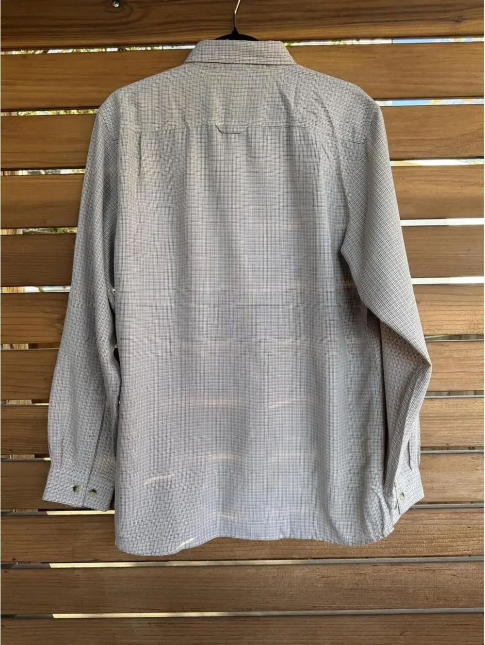 The North Face long-sleeve button-up sun shirt in size Medium